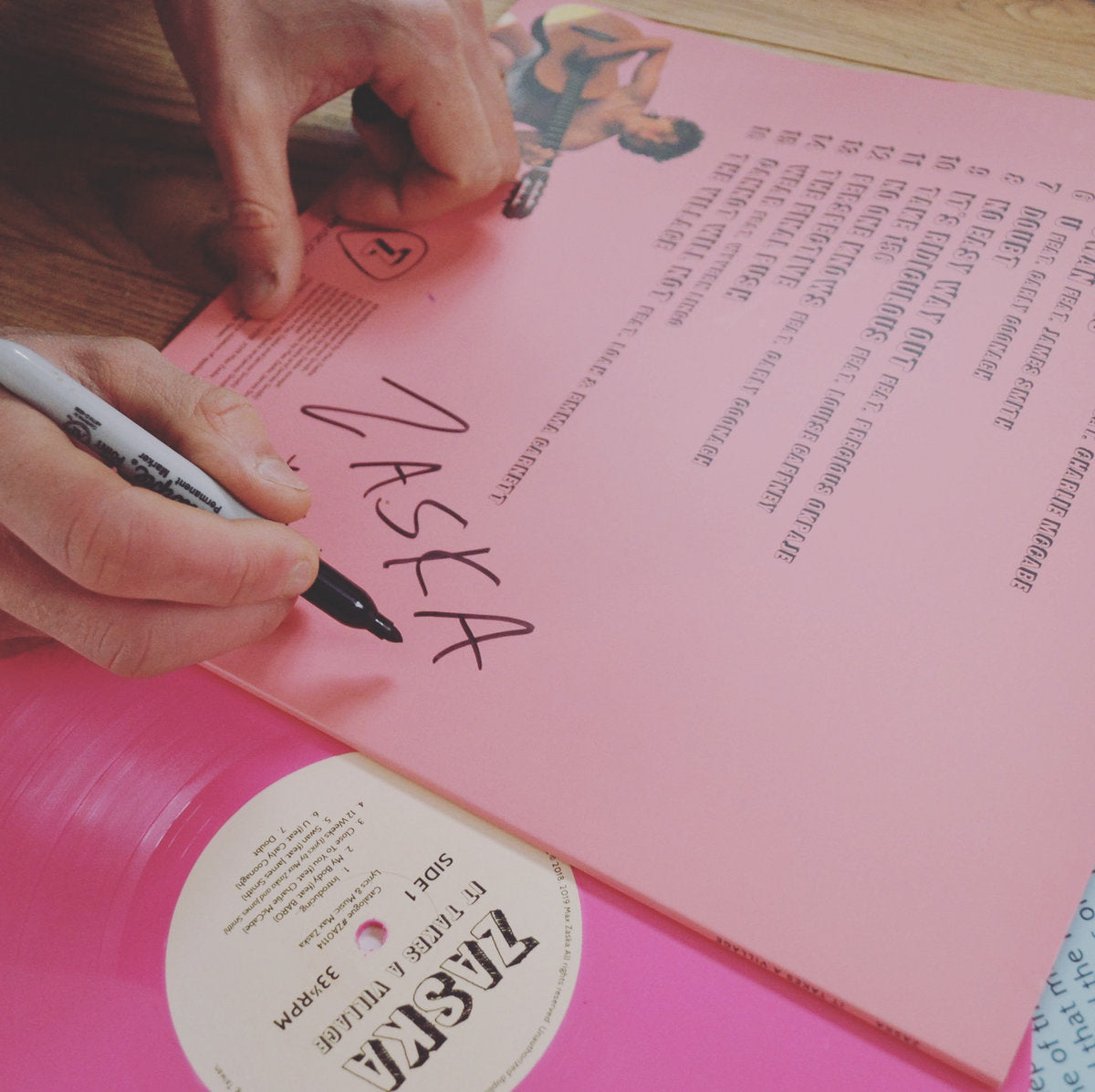 It Takes A Village Signed Limited Edition 180g Pink Vinyl